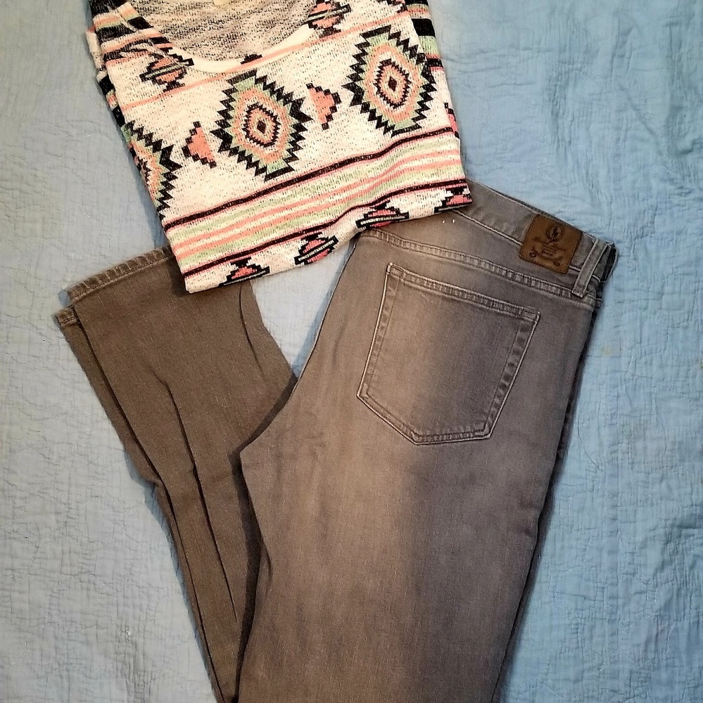 Grey denim